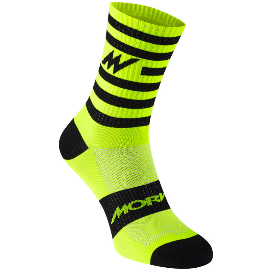 high visibility morvelo cycling socks