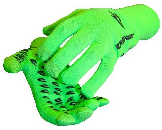 Defeet Duraglove in hi-vis green